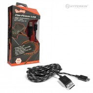 Power Link Braided Micro USB Charge Cable for PS4/ Xbox One/ PS Vita 2000 (Black/ Gray) - Hyperkin Polygon